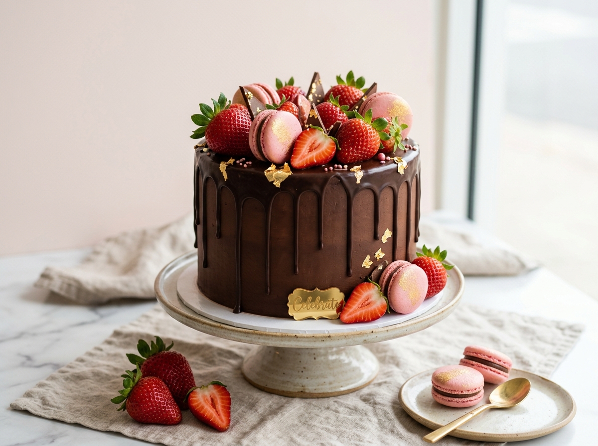 Luxurious Chocolate Drip Cake